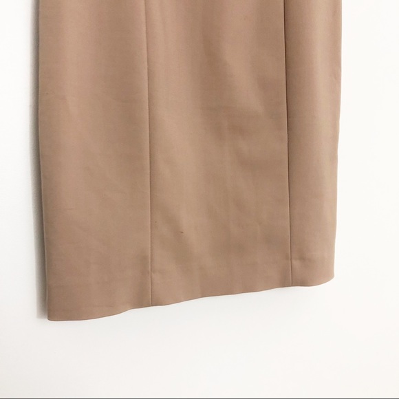 Reiss Rita Shift Embroidered Tan Dress Size 8 - Picture 3 of 7